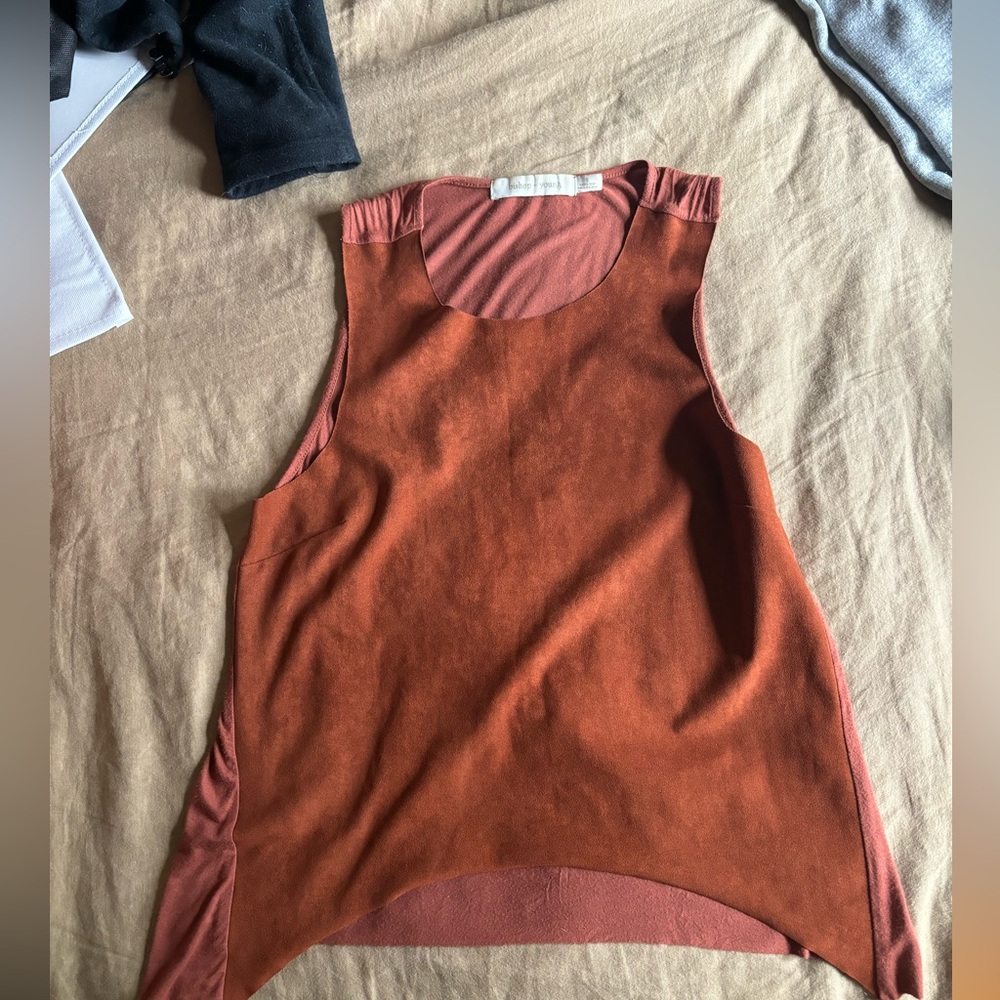 Leather top